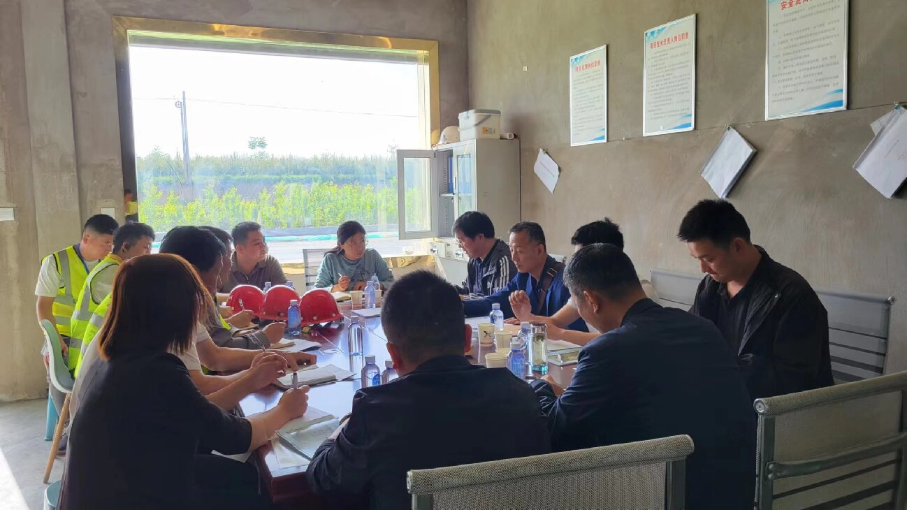 合陽金水南路內(nèi)澇治理（改造提升）工程市級文明工地驗收
